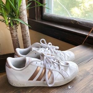 Gold Adidas Sneakers
